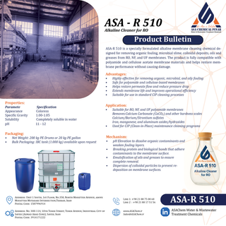 ماده شستشودهنده قلیایی ممبران ASA-R 510- گالن 20 لیتری